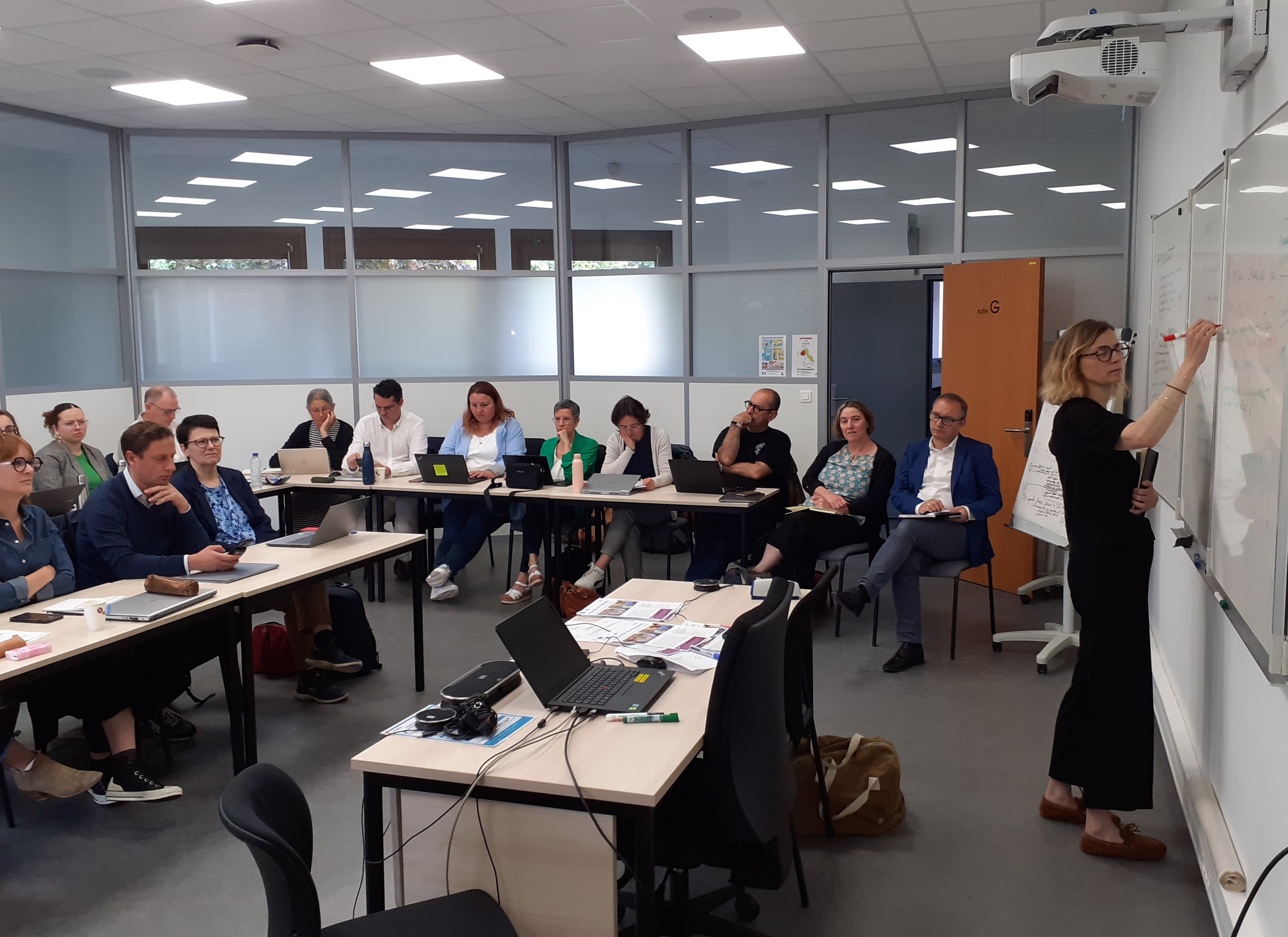 Photo lors d'un atelier SN 38 Module 5