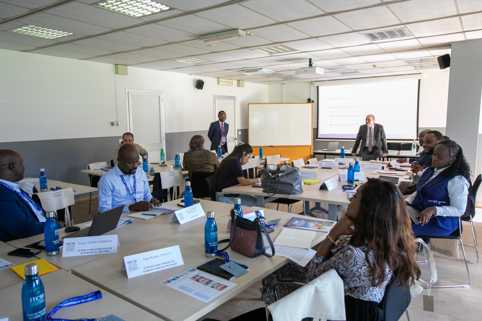 Atelier de formation aux techniques pour une négociation collective efficace avec Pierre-Jean Rozet de l'INTEFP.