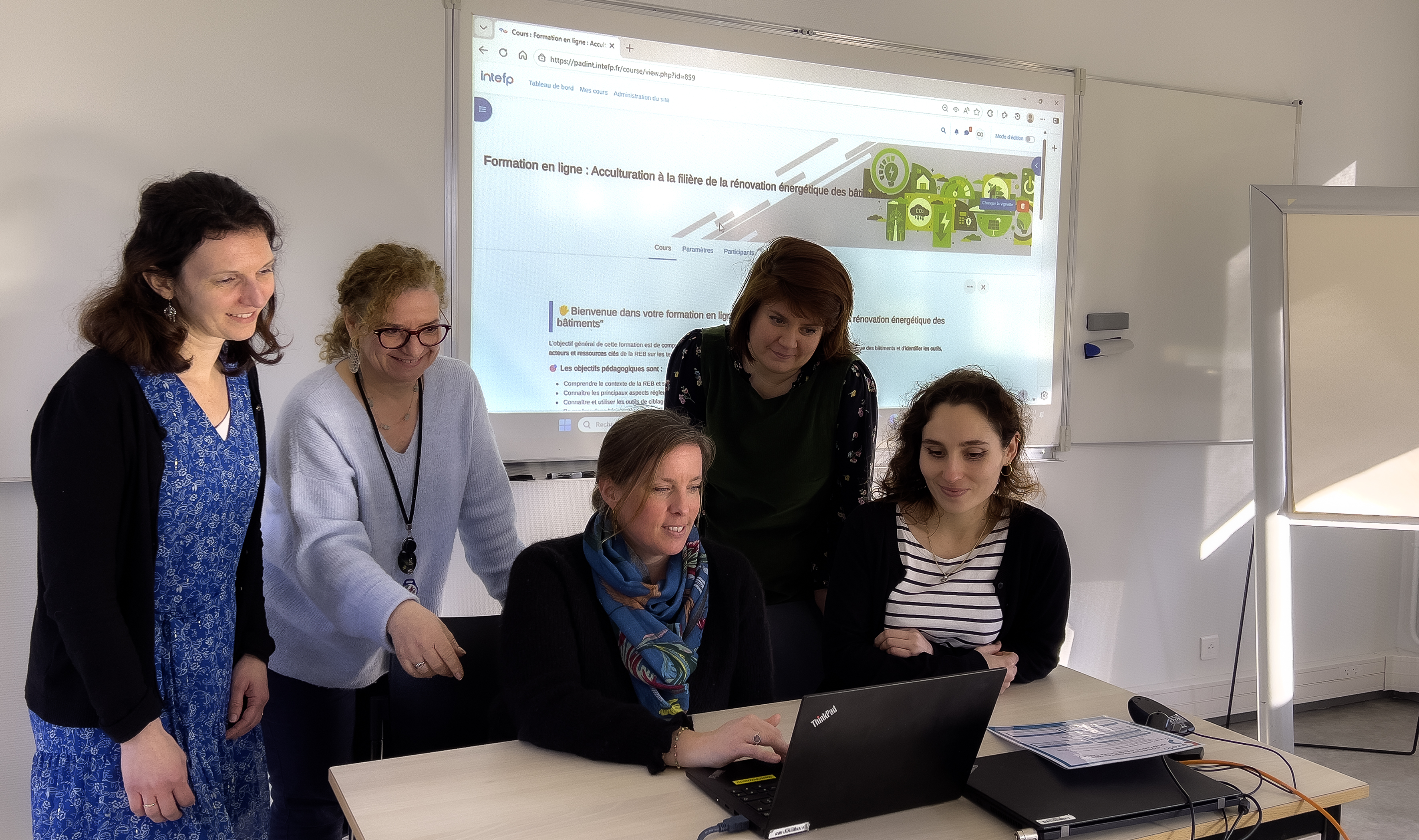 toute l'équipe FC de l'INTEFP qui a travaillé sur la formation REB