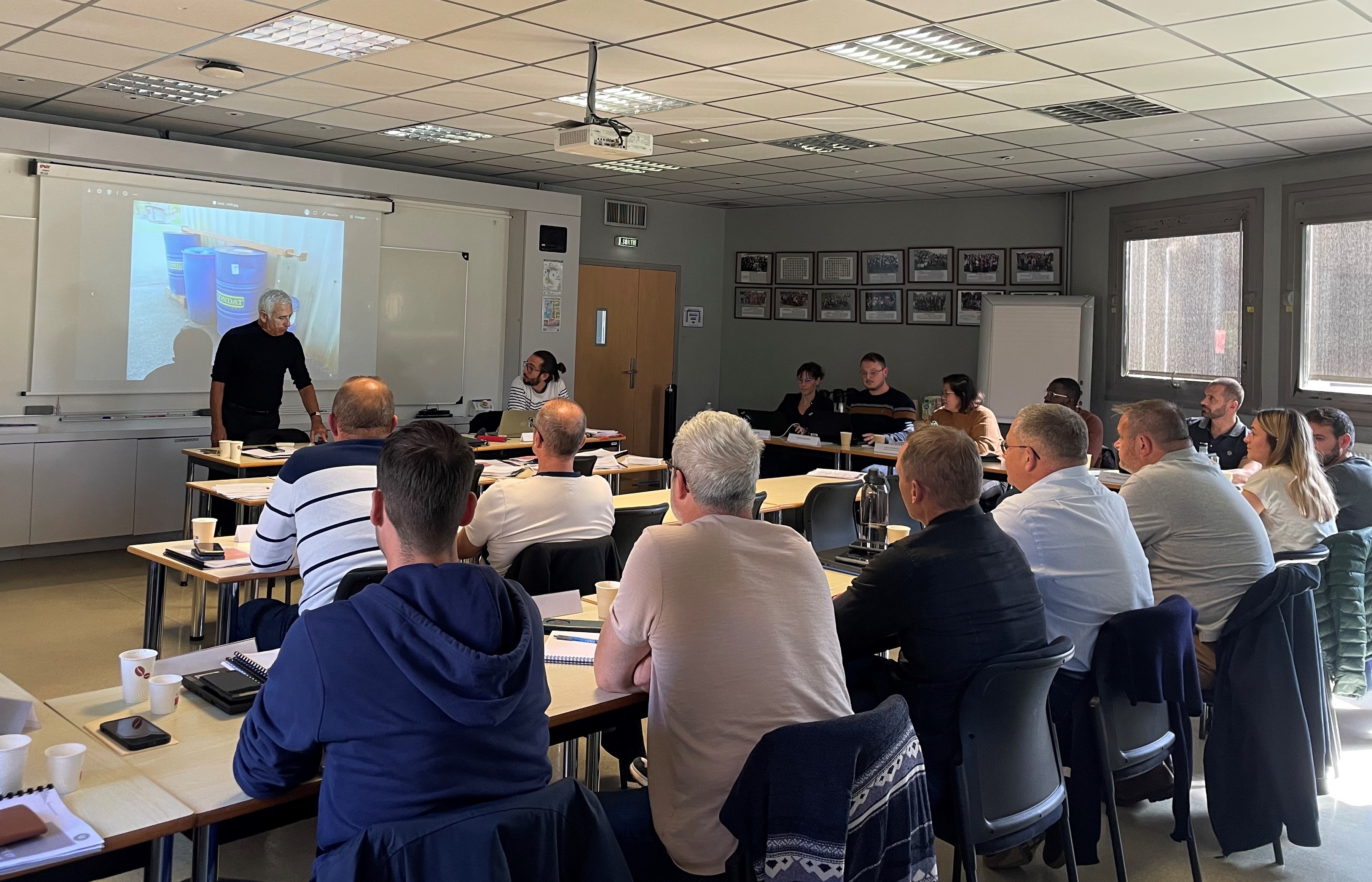 Les gendarmes en formation à l'INTEFP