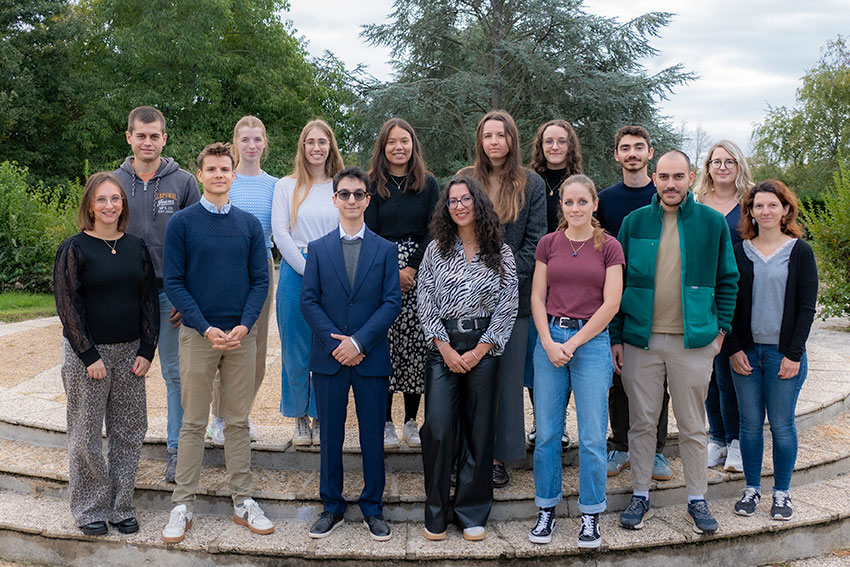 Les 12 étudiants de l'Ecole Nationale des Services Vétérinaires à l'INTEFP