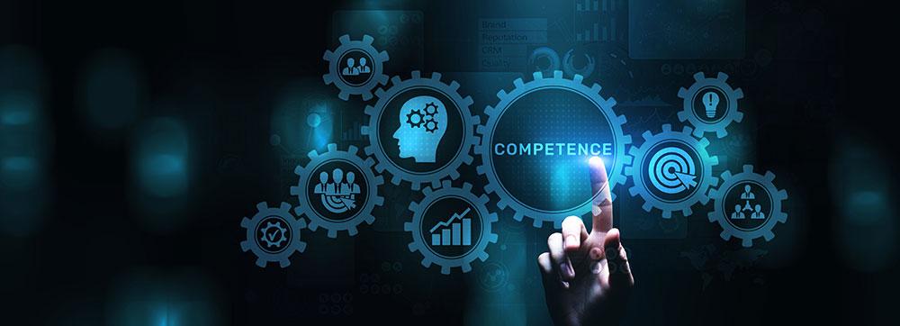 Illustration sur la compétence avec engrenage : faisant partie d'un ensemble