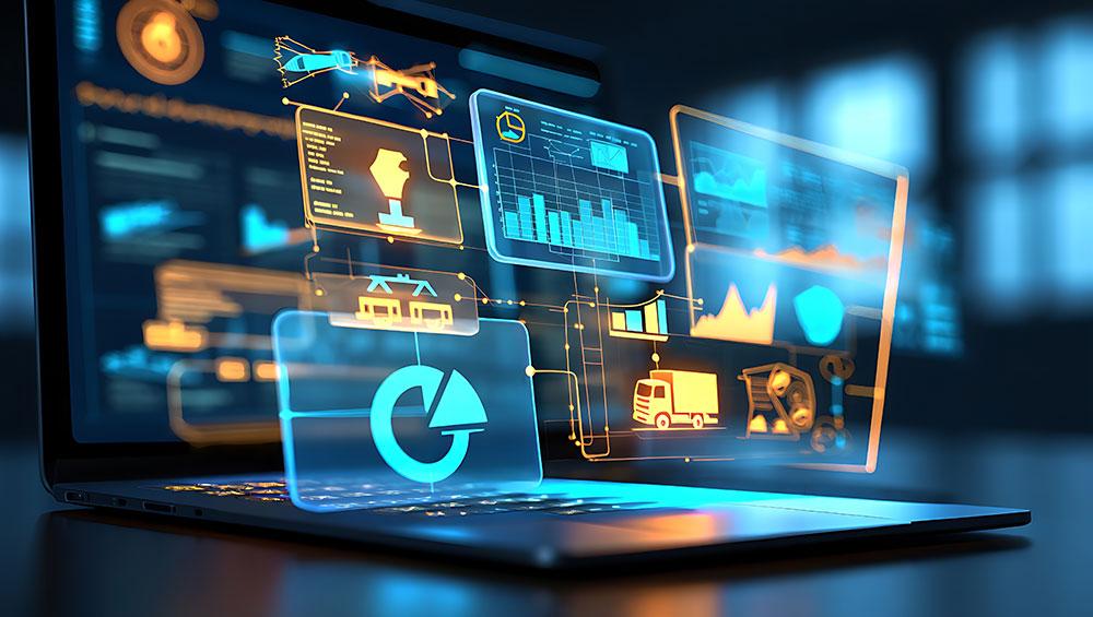 Représentation visuelle d’un jumeau numérique