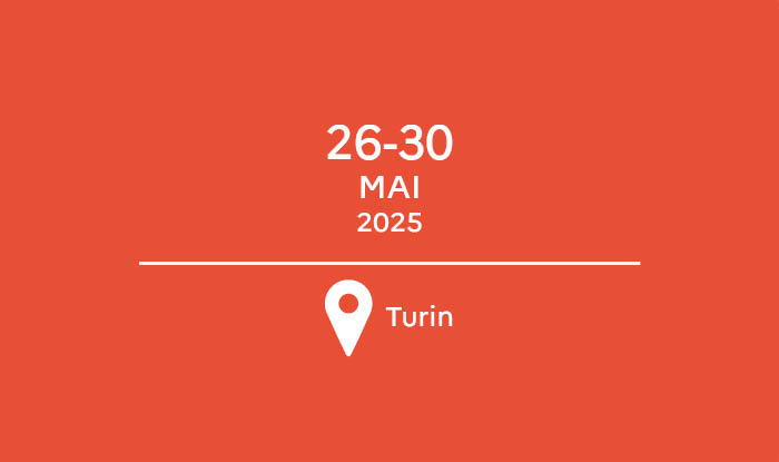 Formation à Turin du 26 au 30 mai 2025